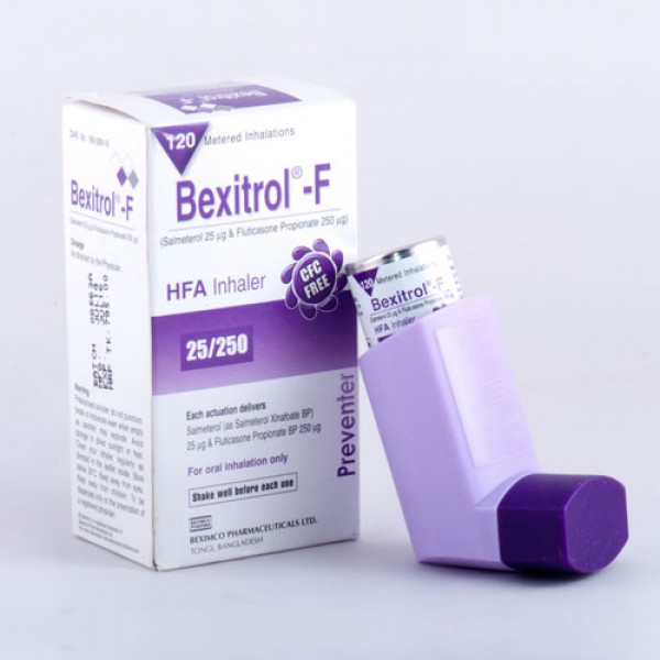 Bexitrol F 25/250 HFA Inhaler